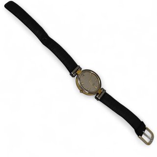 RELOJ SEIKO SP29-6A29 ESFERA GRIS CAJA DORADA CORREA NEGRA