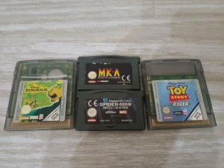 Lote 4 Juegos Game Boy Color: Dinosaur, MK, Toy St