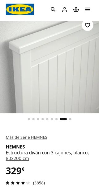 Cama IKEA Hemnes 90/160cm
