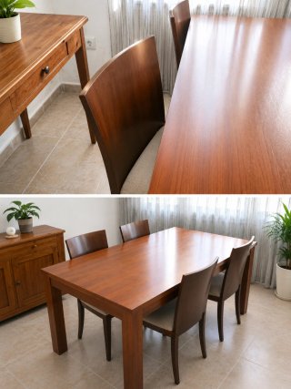 Mesa de comedor con 4 sillas