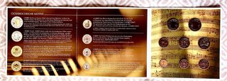 Austria 2003 Kleinmünzensatz BU Euro Coin Set