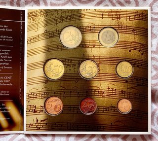 Austria 2003 Kleinmünzensatz BU Euro Coin Set