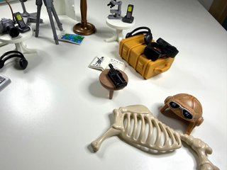 Lote Playmobil Accesorios Científico