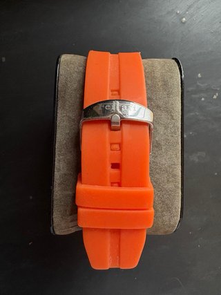 Reloj Ferrari Cronógrafo Analógico Naranja