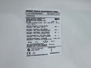 Frigorífico Combi Bosch 2mts No Frost Inox A++