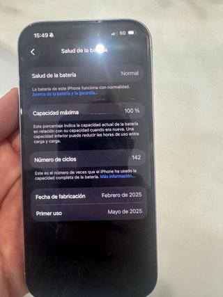Iphone 16 Pro Blanco 256Gb 100% Batería