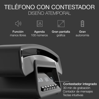 - Alcatel teléfono inalámbrico diseño vintage