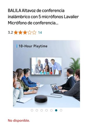 Balila CM-100 Altavoz Conferencia Inalámbrico