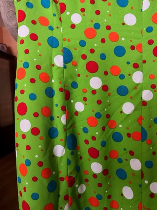 Traje Flamenca Verde Lunares Colores