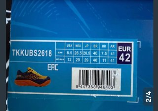 Zapatillas Trail Joma Azul y Amarillo