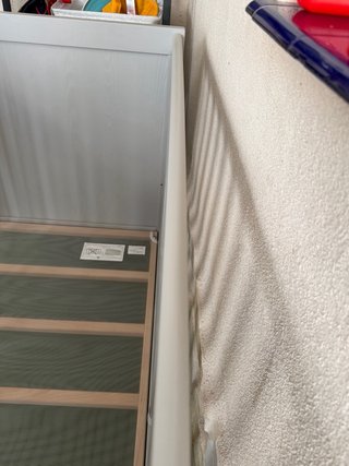 Cuna IKEA Sundvik gris + Colchón