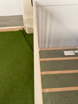 Cuna IKEA Sundvik gris + Colchón