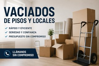 Vaciados de pisos y locales