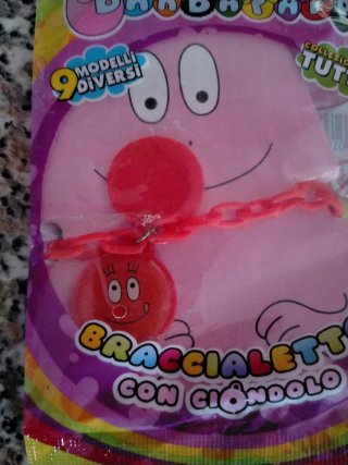 2 Braccialetti Barbapapà con ciondolo