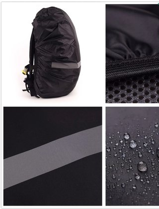 Funda impermeable reflectante para mochila XL