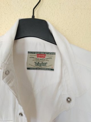 Camisa vaquera Levi's crema talla L