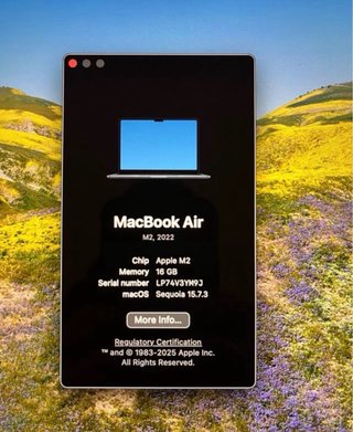 MacBook Air M2 16GB 256GB