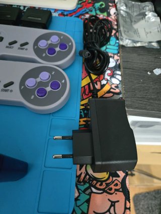 Super Nintendo Morado + Accesorios
