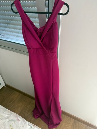 Vestido fiesta/graduación magenta