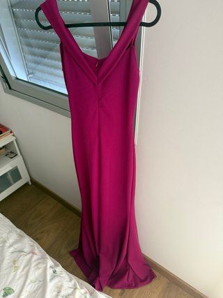 Vestido fiesta/graduación magenta