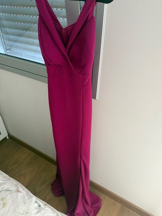 Vestido fiesta/graduación magenta
