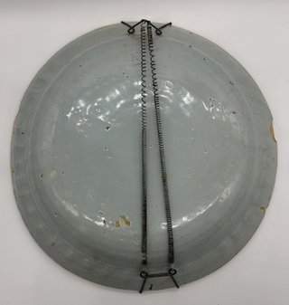 Antiguo Plato Cerámica Triana Sevilla Siglo XVIII