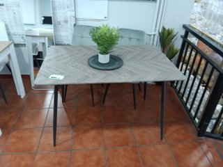 Mesa comedor extensible 120x80cm