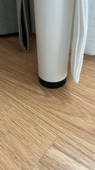 Mesa estudio Ikea 150cm beige/blanca/madera