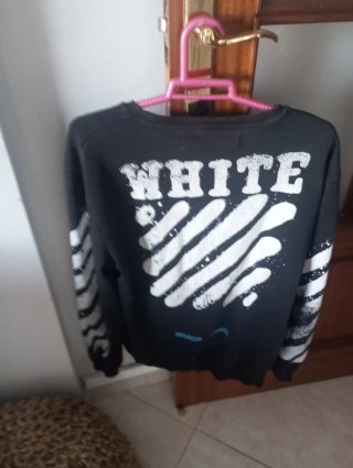 Felpa Off-White Mirror Nera