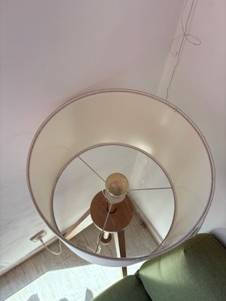 Lámpara de pie Ikea Madera y Papel