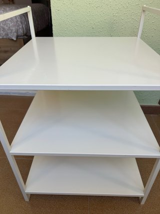 Estantería metálica blanca 3 baldas