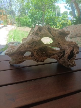 Tronco decorativo para acuario
