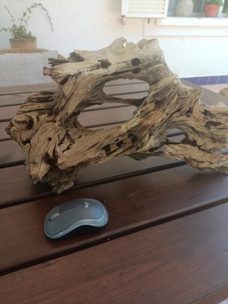 Tronco decorativo para acuario