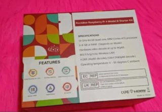 RockBee Raspberry Pi 4 Model B 8GB 64 starter kit