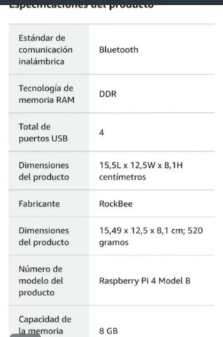 RockBee Raspberry Pi 4 Model B 8GB 64 starter kit