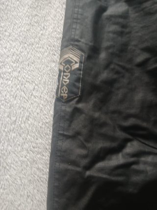 Pantalón moto mujer negro/gris