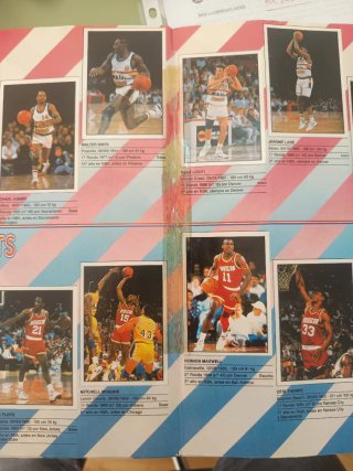 COMPLETA!! Álbum Panini NBA 91 Cromos Adhesivos