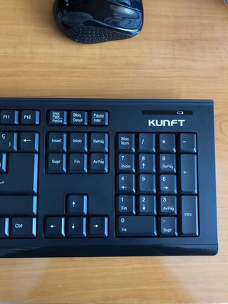 Teclado y Ratón Inalámbricos Kunft