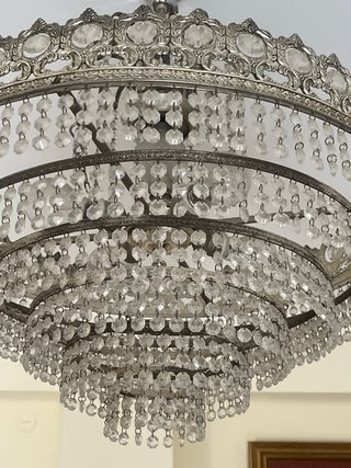 Lámpara de araña de cristal para comedor