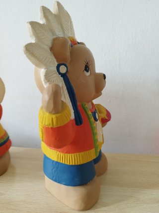 Pareja Osos Indios Huchas
