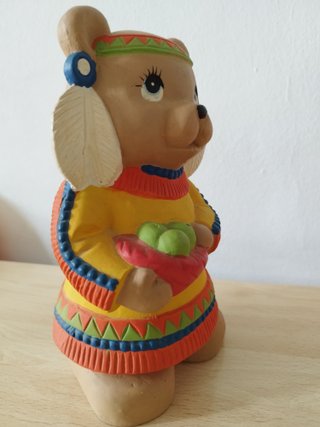 Pareja Osos Indios Huchas