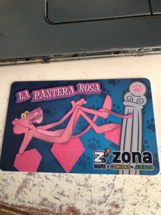 Tarjeta La Pantera Rosa
