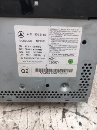 Radio CD Mercedes Clase E W211