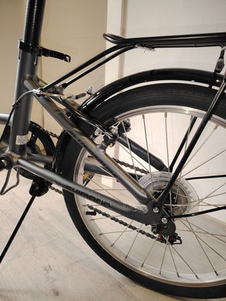 Bicicleta Moma Plegable Urbana Gris