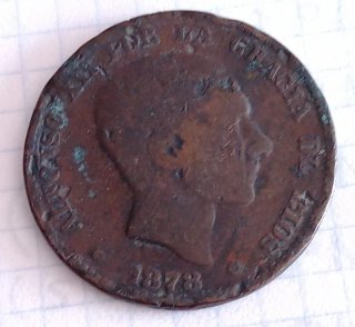 3 Monedas Alfonso XII 1870-1878