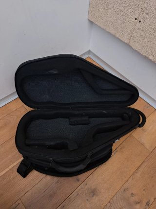 Funda rígida Bags para saxofón alto azul