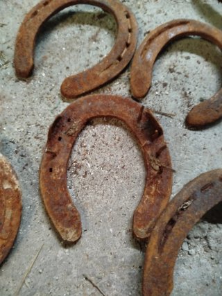 13 Herraduras Oxidadas