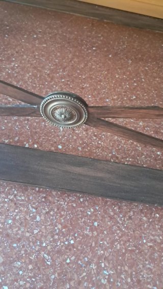 Mesa centro metálica con cristal 120x70 impecable