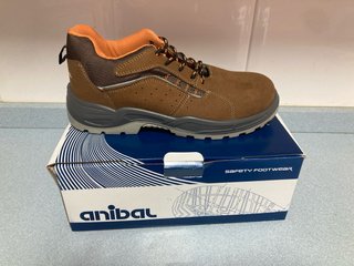 Zapato seguridad Anibal Lusitania Marrón/Naranja