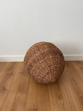 Cesta gato Zara Home mimbre natural
